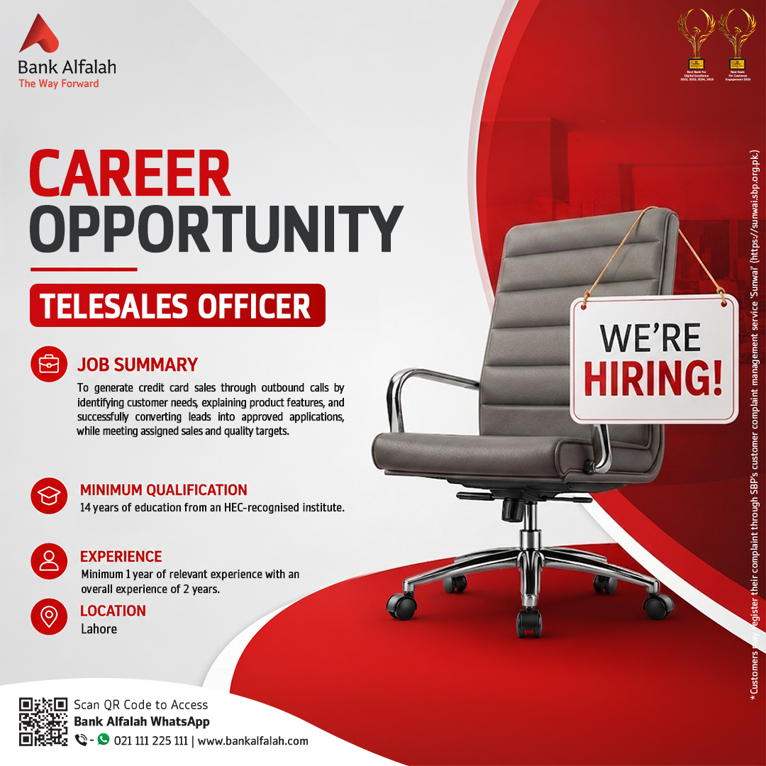 Job Post Officer Telesales Officer