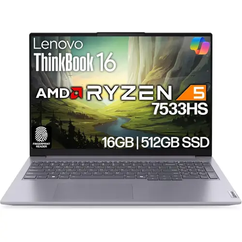 Lenovo Thinkbook 16 G7 Arp Amd Ryzen 5 7533hs 16gb Ddr5 512gb Ssd