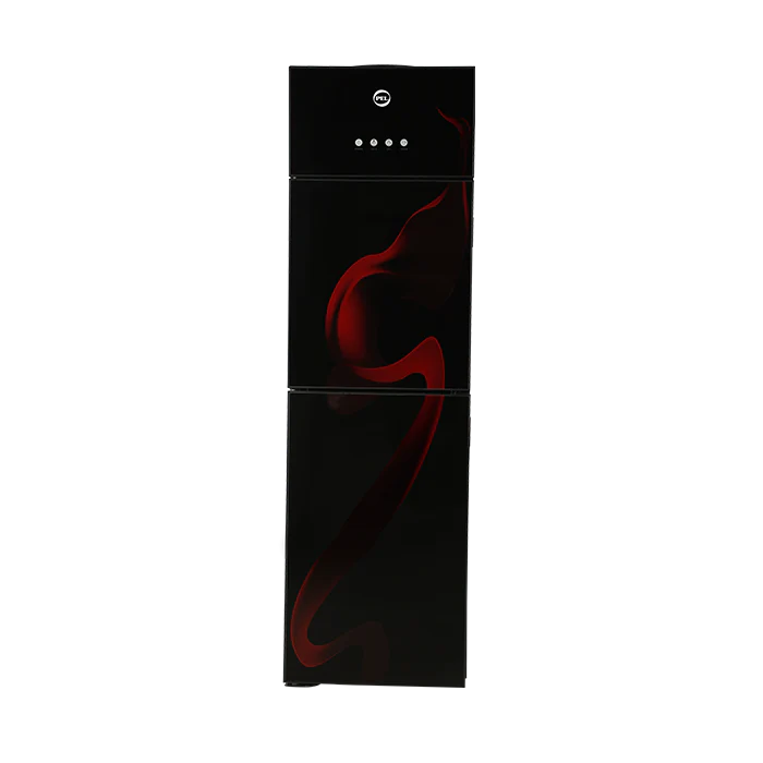 Pel 425 Glassdoor Maroon Blaze Water Dispenser With Refrig Mvk44rd