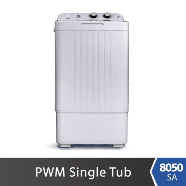Pel 8050 Single Tub Washer Green White Washing Machine 8 Kg