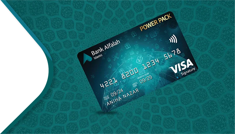 Alfalah Islamic Power Pack Signature Debit Card Banner