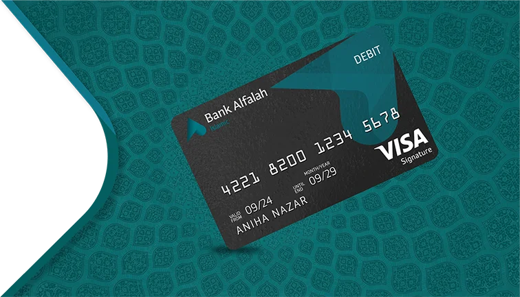 Alfalah Visa Islamic Signature Debit Card Banner